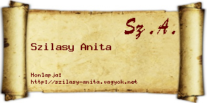 Szilasy Anita névjegykártya